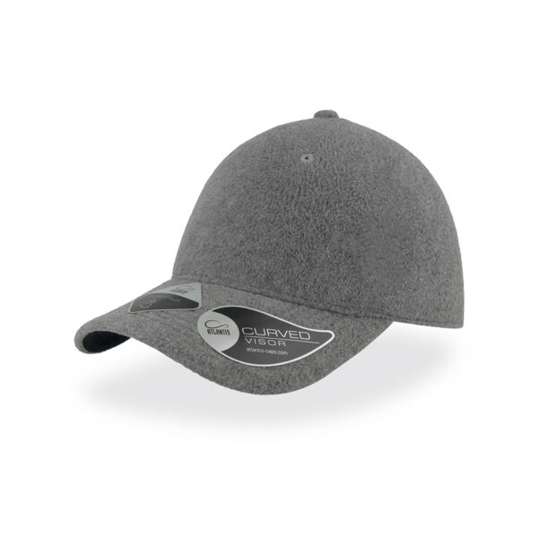 Бейсболка "Uni-Cap Polarfleece", без панелей и швов, серый, 100% полиэстер 270 г/м2 1