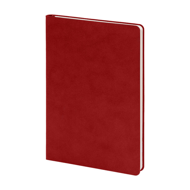Бизнес-блокнот ALFI, A5, красный, мягкая обложка, в линейку 5