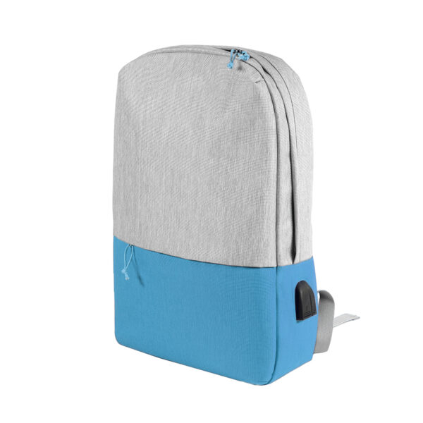 Рюкзак "Beam light",св.серый/голубой, 44х30х10 см, ткань верха: 100% поли-д, под-ка: 100% пол-тер 1
