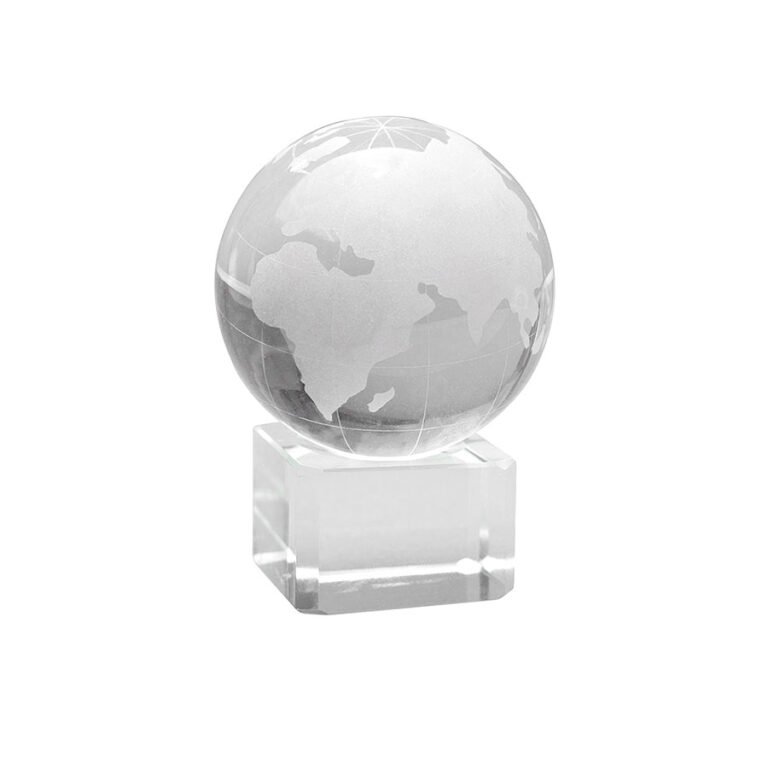 Стела WORLD в подарочной коробке, 6x10x6см, стекло 37