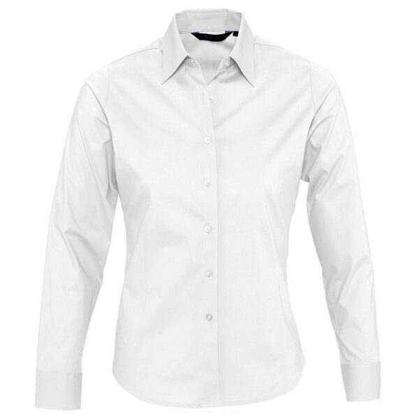 Рубашка "Eden", белый_S, 97% хлопок, 3% эластан, 140г/м2 1