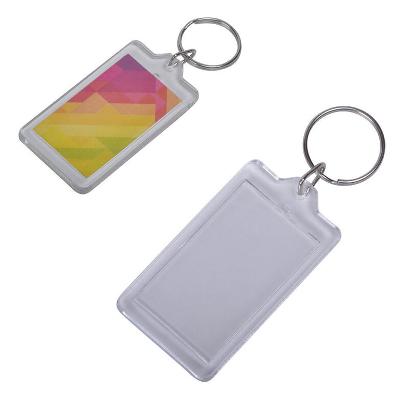 Брелок "Гонконг" под вставку, 3,7х6,3х0,5см, пластик 15