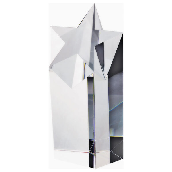 Кристалл "Звезда"; прозрачный; 9х5,8х17,8 см; стекло; лазерная гравировка 1