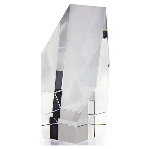Кристалл "Шестиугольник"; прозрачный; 7,2х6,6х12,5 см; стекло; лазерная гравировка 1