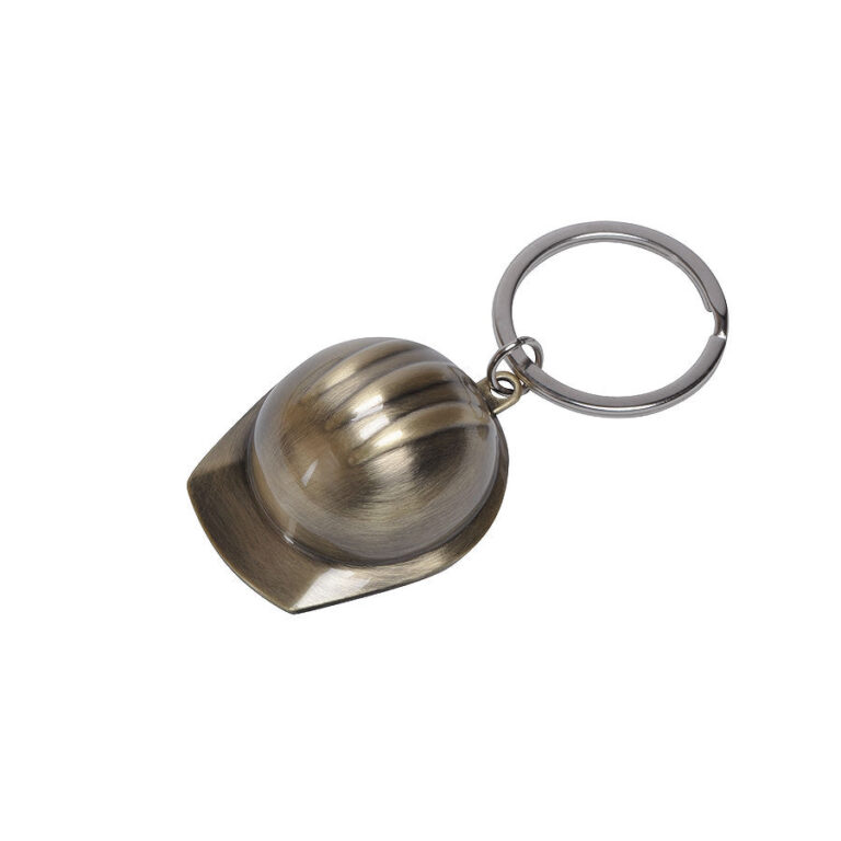 Брелок "Каска", 4 х 4,5 х 2 см, металл 357