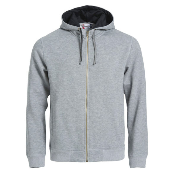 Толстовка мужская Classic Hoody Full Zip, меланж _S, 85% хлопок, 15% вискоза, 300 грм2 1