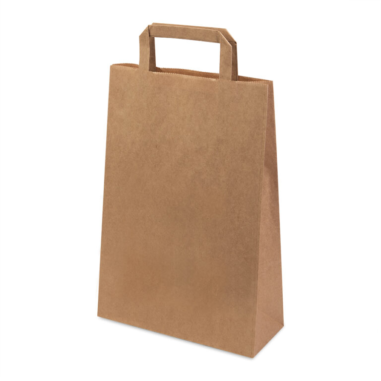 Пакет бумажный QUADRATA S, крафт, плотность 80 г/м2, 33 х 22 х 9 cм 35