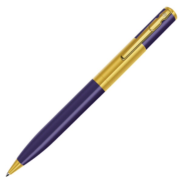 CONSUL, ручка шариковая, синий/золотистый, металл 1