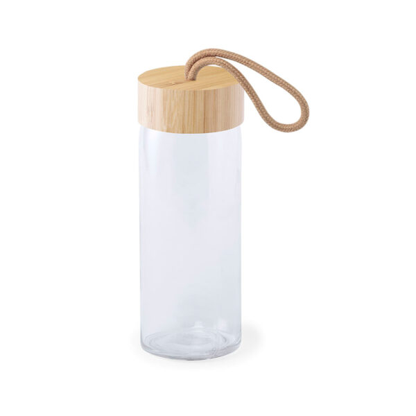 Бутылка для воды BURDIS, 420 мл, стекло/бамбук 1