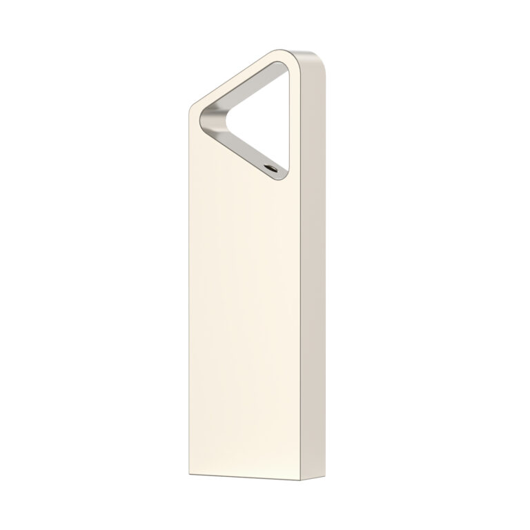 USB flash-карта SPLIT (32Гб), серебристая, 3,6х1,2х0,5 см, металл 23