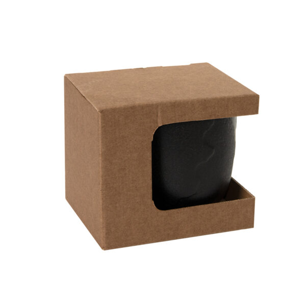 Коробка для кружки 13627, 23502, размер 12,3х10,0х10,8 см, микрогофрокартон, коричневый 1