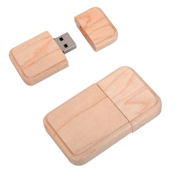 USB flash-карта "Wood" (8Гб),4,9х2,9х1,1см,дерево 1