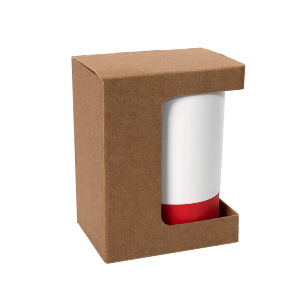 Коробка для кружки 26700, размер 11,9х8,6х15,2 см, микрогофрокартон, коричневый 1