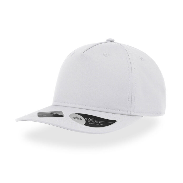 Бейсболка "RAY", 5 клиньев, застежка на липучке, белый, 100 % полиэстер, 193 г/м2 5