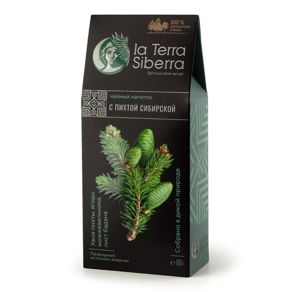 Чайный напиток со специями из серии "La Terra Siberra" с пихтой сибирской 60 гр. 1