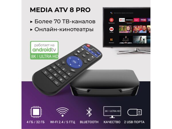 Медиаплеер  «MEDIA ATV 8K Pro» 14