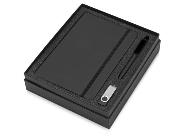 Подарочный набор Vision Pro Plus soft-touch с флешкой, ручкой и блокнотом А5 2