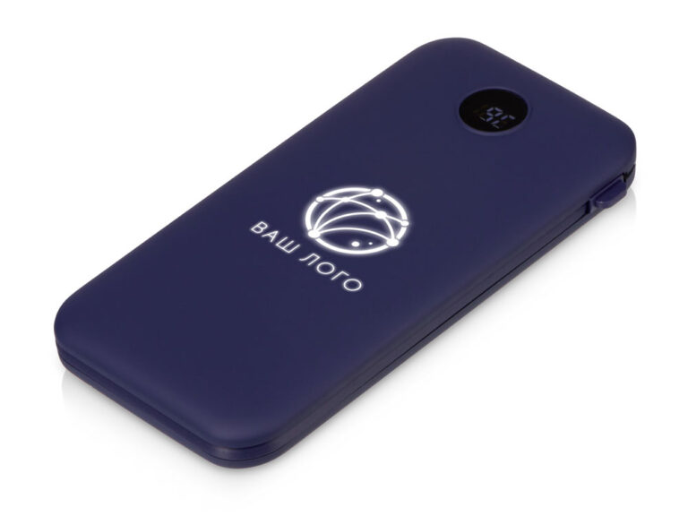 Внешний беспроводной аккумулятор с подсветкой лого «Astro», soft-touch, 10000 mAh 5