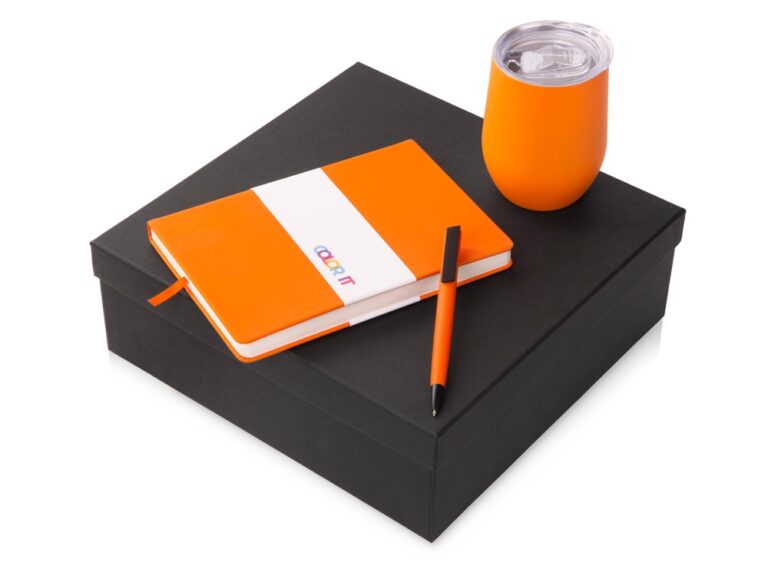 Подарочный набор "COLOR IT" c блокнотом, ручкой и термокружкой 21