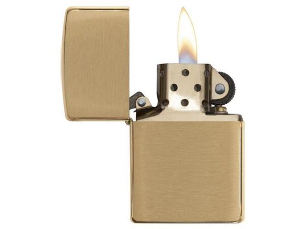 Зажигалка ZIPPO с покрытием Brushed Brass 2