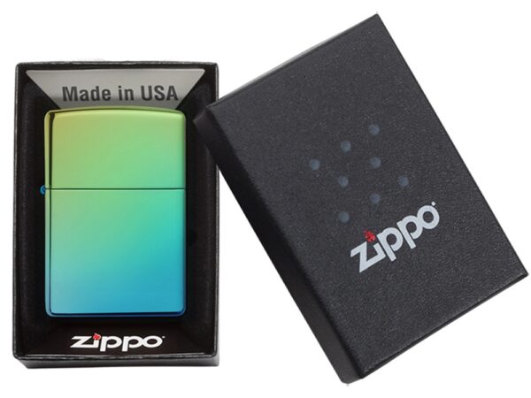 Зажигалка ZIPPO Classic с покрытием High Polish Teal 7