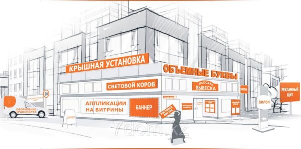 Изготовление рекламных конструкций 1