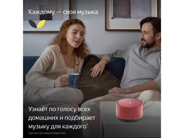 Умная колонка ЯНДЕКС Станция Лайт 5Вт, с Алисой 7