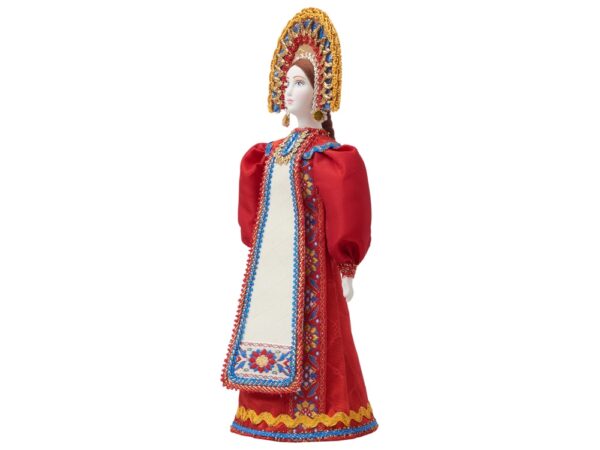Подарочный набор: кукла фарфоровая, чай "Малина с мятой" 10