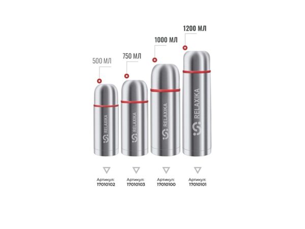 Термос Relaxika «102» 2 чашки 17