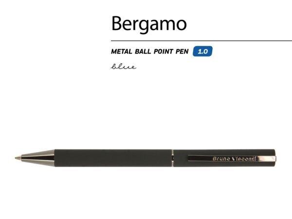 Ручка металлическая шариковая «Bergamo» 2