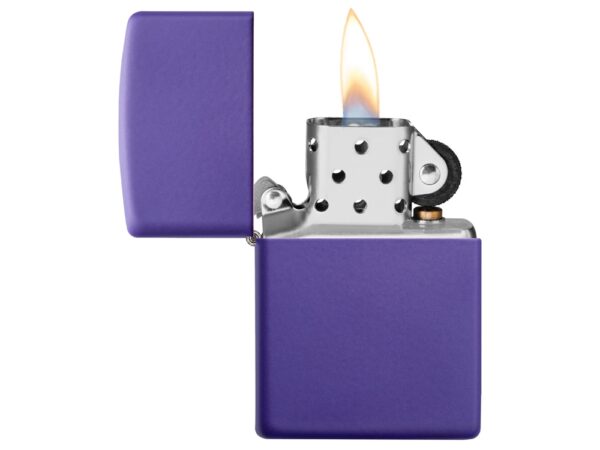 Зажигалка ZIPPO Classic с покрытием Purple Matte 4