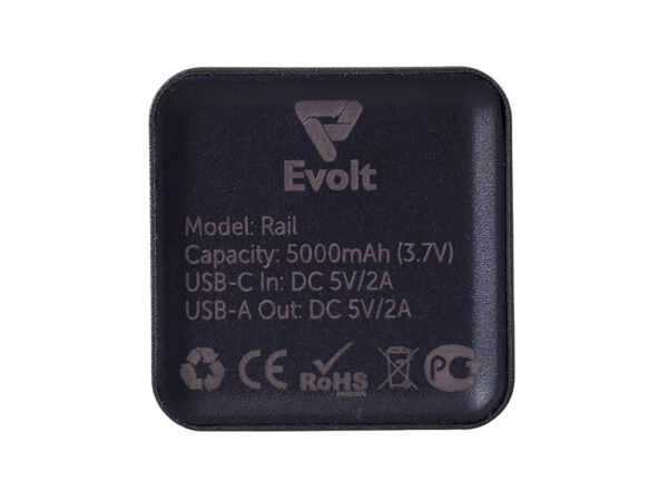Внешний аккумулятор «Rail» c дисплеем, 5000 mAh 6
