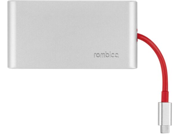 Хаб 8-в-1 Type-C «Hermes», USB 3.0 x 3, Type-C PD, HDMI, LAN, картридер 2