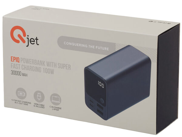 Внешний аккумулятор для ноутбуков «EpIQ», 100 Вт, 30000 mAh 15