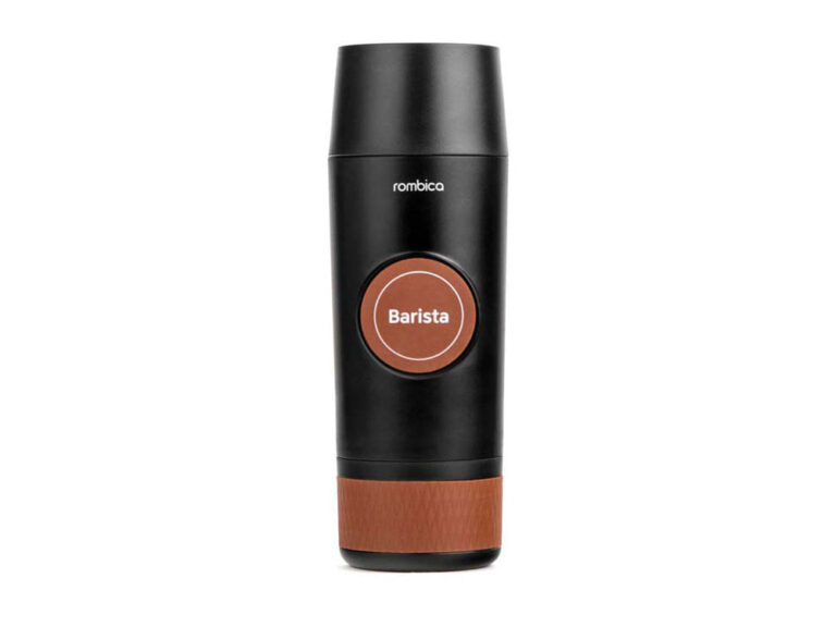 Портативная кофемашина «Barista» c быстрой зарядкой с логотипом Rombica 9