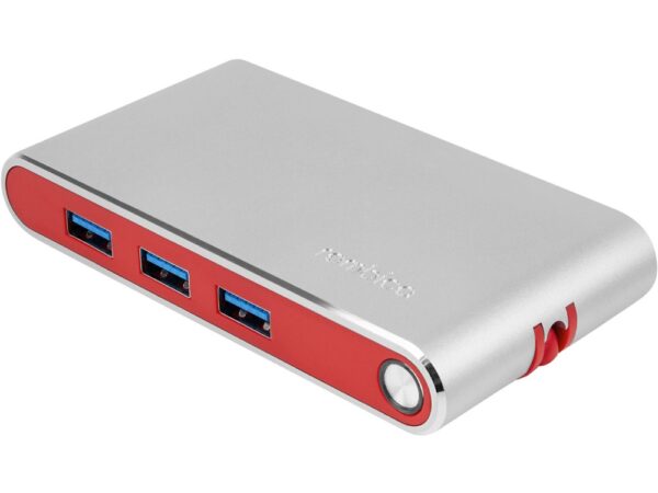 Хаб 8-в-1 Type-C «Hermes», USB 3.0 x 3, Type-C PD, HDMI, LAN, картридер 1