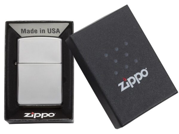 Зажигалка ZIPPO Classic с покрытием High Polish Chrome 6