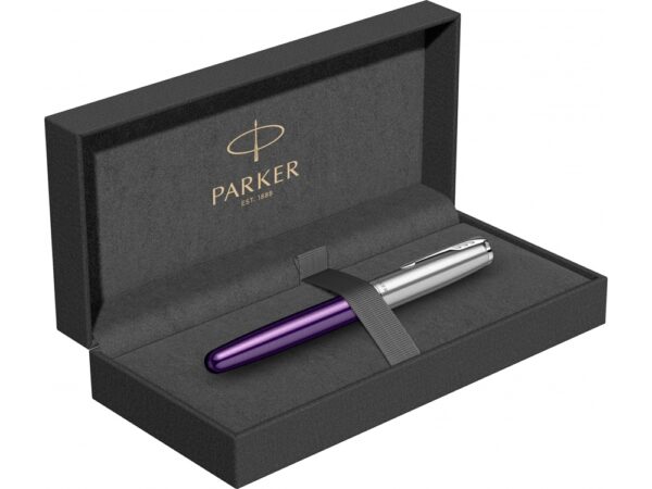 Ручка-роллер Parker «Sonnet Essentials Violet SB Steel CT» 9