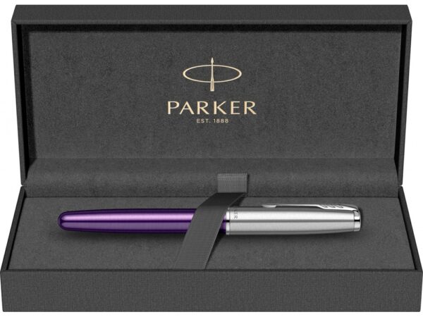 Ручка-роллер Parker «Sonnet Essentials Violet SB Steel CT» 10