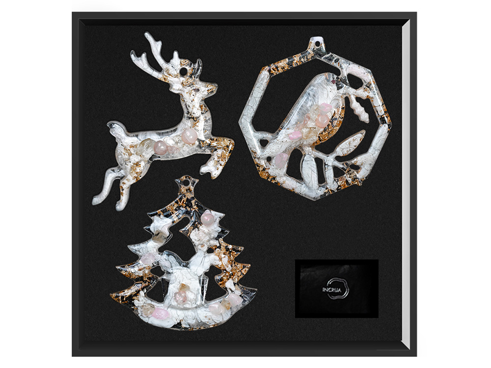 19aed6312c08dd78.jpg Набор елочных игрушек: Снегирь, Олень, Ель 3