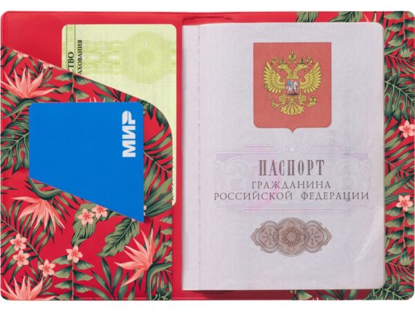 Обложка для паспорта с возможностью полноцветной УФ-печати, софт-тач 6