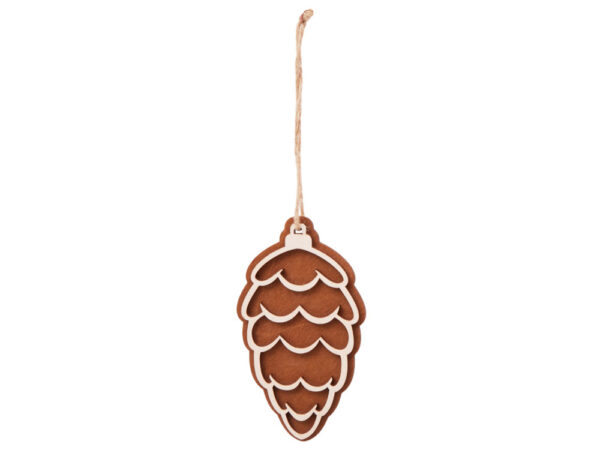 Деревянная подвеска на елку «Cedar» 3