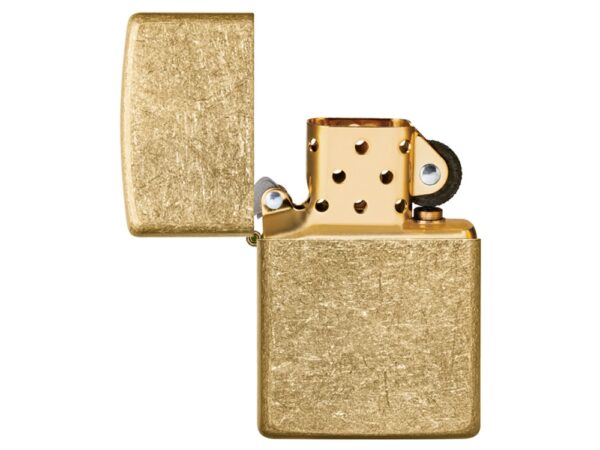 Зажигалка ZIPPO Classic с покрытием Tumbled Brass 7