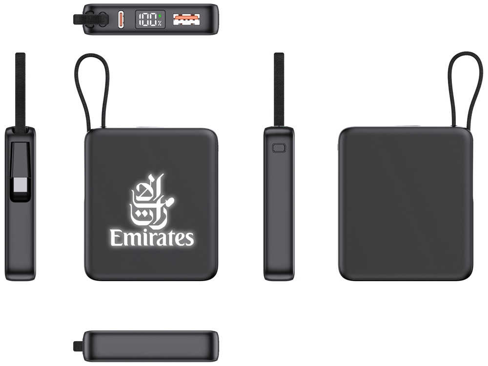 60d514e868031f79.jpg Внешний акуумулятор с подсветкой лого «Nex», 5000 мАч 3