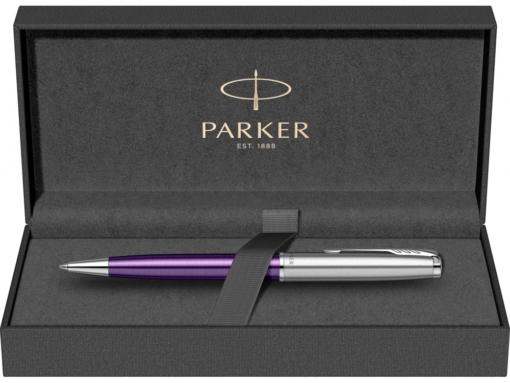 70028e2db201ff3b.jpg Ручка шариковая Parker «Sonnet Essentials Violet SB Steel CT» 6