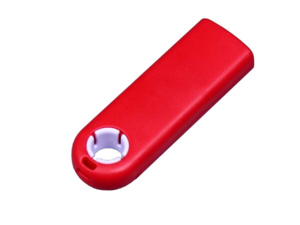 USB 2.0- флешка промо на 32 Гб прямоугольной формы, выдвижной механизм 2