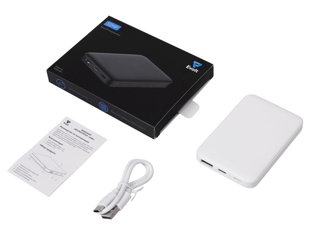 8ddf238b9969a45a.jpg Внешний аккумулятор «Simp», 5000 мАч 2