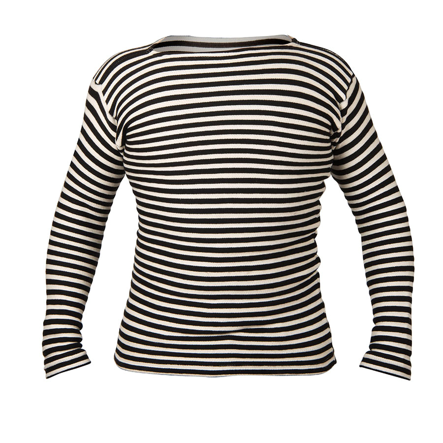 9dfc5c4f-d4fa-11e7-9431-00155d640301 Толстовка "Тельняшка" ,черный в полоску_S, 50% хлопок, 50% шерсть, 450 г/м2 1