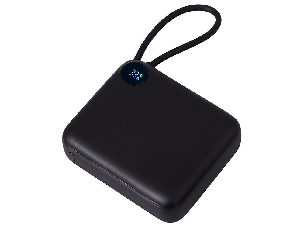 a4002dd3de823d8c.jpg Внешний аккумулятор со встроенным кабелем «Liri», QC/PD, 10000 мАч 1