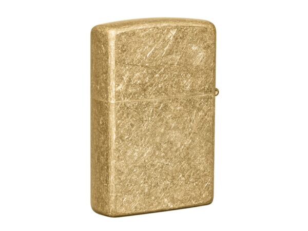 Зажигалка ZIPPO Classic с покрытием Tumbled Brass 2